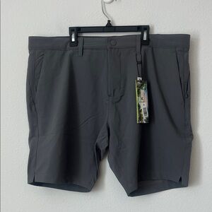 NWT KYODAN Gray Flat Front Golf Shorts